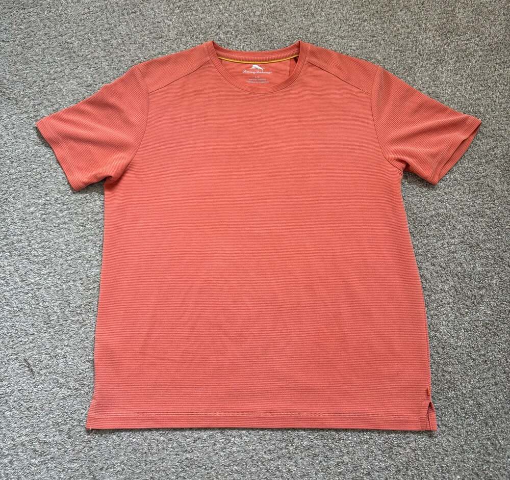 Tommy Bahama Men's Size Large Textured Crew Neck T-Shirt